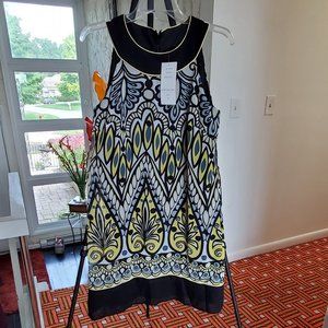 NWT J.B.S. Ltd Sleeveless Shift Dress